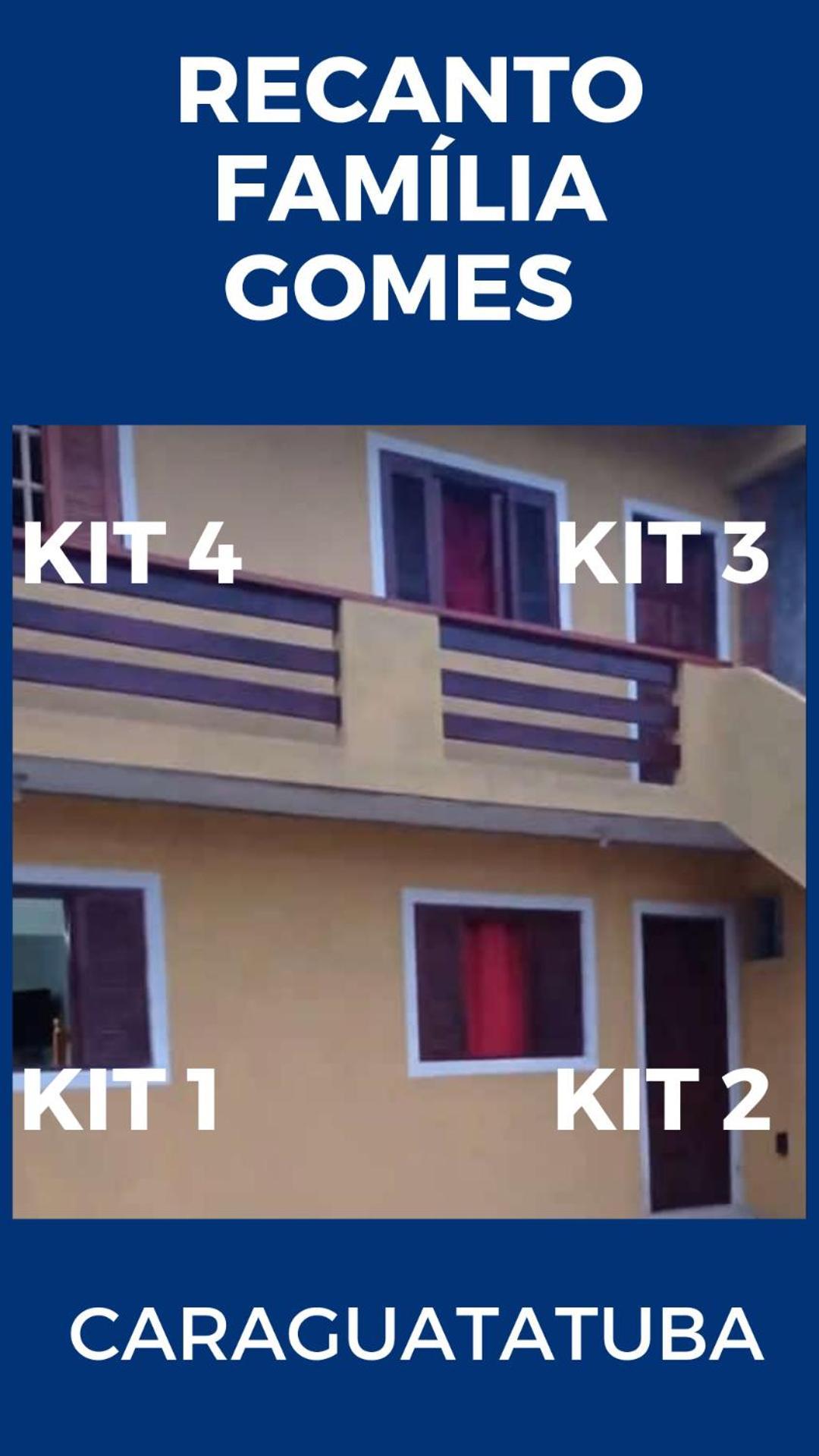 Kitnetes "Recanto Familia Gomes" 까라과따뚜바 외부 사진